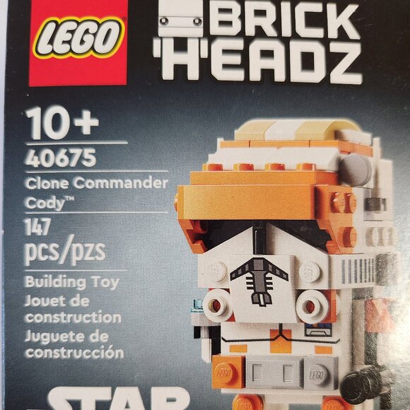 Lego BrickHeadz 40675 Clone Commander Cody 147 Pieces Star Wars 2024 New Sealed - Picture 2 of 6